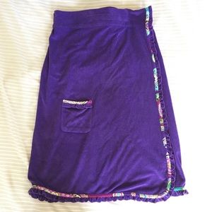 Purple Vera Bradley Towel Wrap